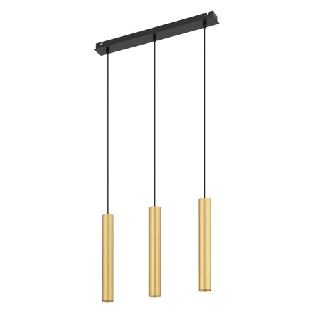 Nowodvorski Lampa wisząca czarna mosiądz EYE