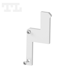 Zaślepka aluminiowa srebrna GK4-1 LEWE bez otworu (wkręty w komplecie) (nr kat 7740112)