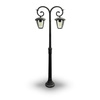 Latarnia Ogrodowa V-TAC 2XE27 1410mm IP44 Czarny VT-738