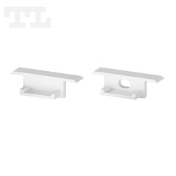 Komplet zaślepek bocznych białych P6-2 do osłonki C13 (1 szt. z otworem, 1 szt bez otworu) (nr kat 7706202)