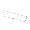 Plafon LEMMI 6L czarny