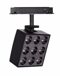 Reflektor szynowy regulowany kwadratowy 15W LED punktowy systemu magnetycznego MAGNETIC TRACK 4000K