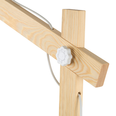 Lampa podłogowa OSLO WHITE 1xE27