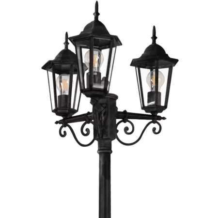 Lampa zewnętrzna LIGURIA 2,5m czarna 3xE27