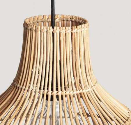 Naturalna Lampa wisząca Rattanowa Amari Ø50 cm Boho