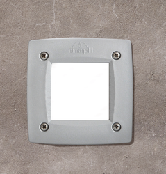 Oprawa elewacyjna ścienna  LETI 100 SQUARE wpuszczana szara Y LED GX53 3W 3000K