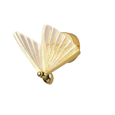Light prestige Mariposa kinkiet złoty LP-1715/1W