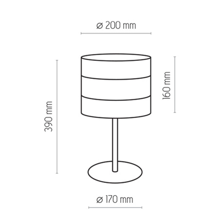 Lampka nocna TAGO 1xE27