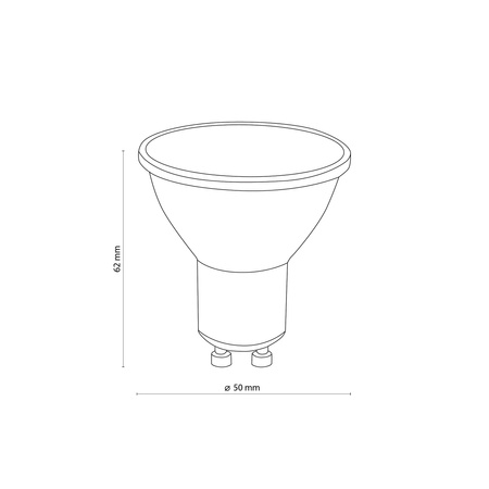 ŻARÓWKA GU10 5W COOL WHITE 4000 K