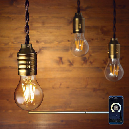 Żarówka LED SMART WiFi V-TAC 7W E27 Filament A60 TUYA Amazon Alexa Google Home VT-5137 2700K-6500K 806lm