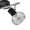 Lampa ścienna candellux oslo 92-61843 listwa e14 czarny/chrom