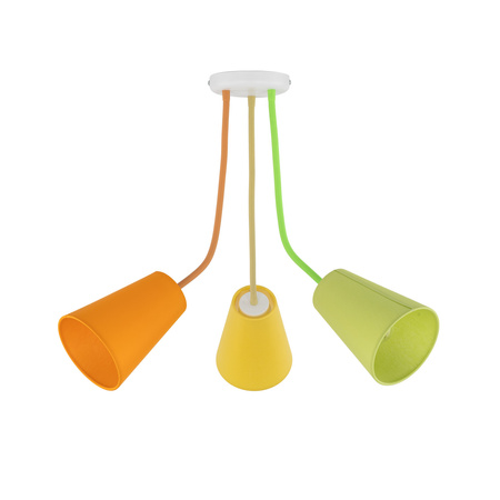 Tk Lighting WIRE COLOUR lampa sufitowa 3xE27
