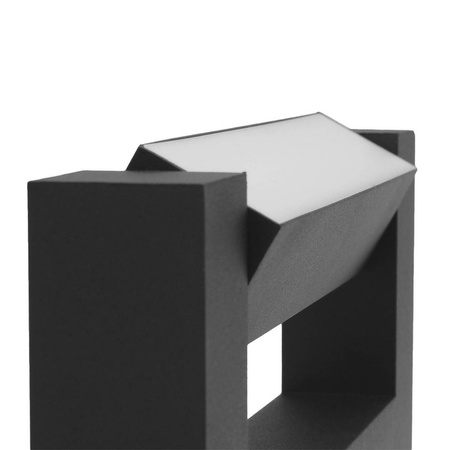 Kinkiet ścienny ASTER 2x4W 30cm IP54 czarny