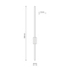 Tk Lighting FLASH WOOD SOSNA kinkiet LED L 1