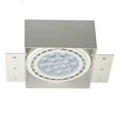 Oprawa OZZO p/t QBOX1 WH AR111 GU10 bezramkowa biała