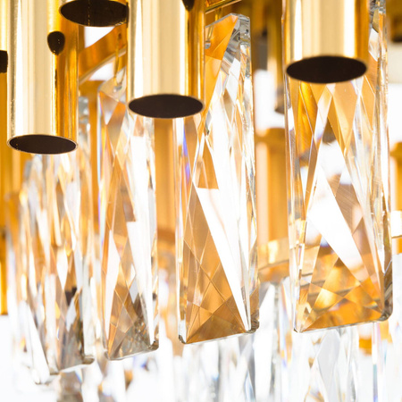 Lampa kryształowa luksusowa żyrandol Luxury WSC014 złota duża