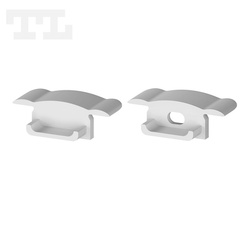 Komplet zaślepek bocznych szarych P6-1 (1 szt. z otworem, 1 szt bez otworu) (nr kat 770601)