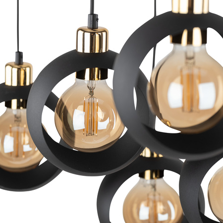 Lampa wisząca CYKLOP 6xE27 listwa