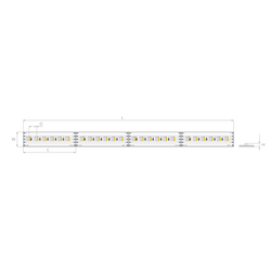 Kluś Taśma LED K-RGBW-1530-24, 3000K, 340 lm/m, 15.3 W/m, IP20