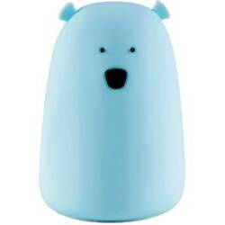 Lampa silikonowa Led MIŚ Niebieski "TAP TAP", wbudowany akumulator, USB