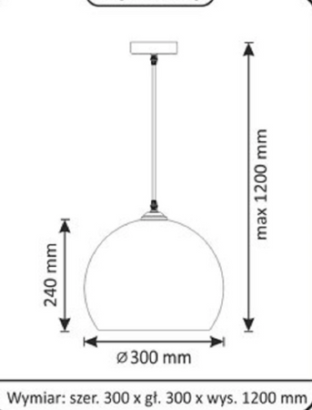 Lampa wisząca kula Boho E27 przeplatana sznurem jutowym 30cm