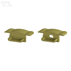 Komplet zaślepek bocznych GOLD P6-1 (1 szt. z otworem, 1 szt bez otworu) (nr kat 770692)