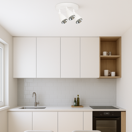 Light prestige Campana 3 plafon biały LP-3103/3C WH