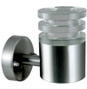 Kinkiet zewnętrzny inox LED CRYSTAL2 prosty satyna 4000K