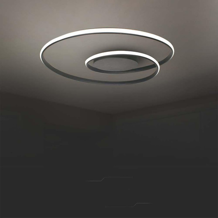 Oprawa Sufitowa V-TAC 48W LED Ściemnialna Czarna VT-7911 4000K 5150lm