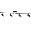 Lampa ruchoma ścienno-sufitowa LED GAVI-4 Czarna 18W 3000K