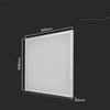 Panel LED V-TAC 40W 600x600 SAMSUNG CHIP 3w1 natynkowy/podtynkowy VT-6139 6500K 3960lm 3 Lata Gwarancji