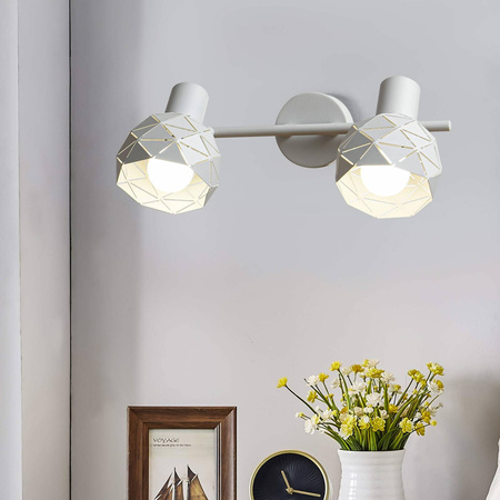 Lampa spot Reus 2xE14 biała