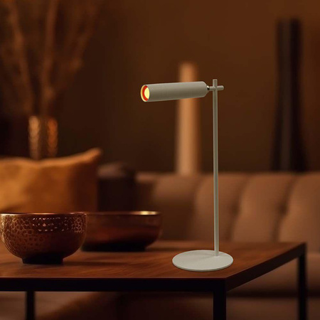 Lampka Biurkowa V-TAC 4w1 37cm Kinkiet Klips Latarka 3W LED Biała 