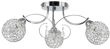 Lampa sufitowa 3xE14 CHROM 