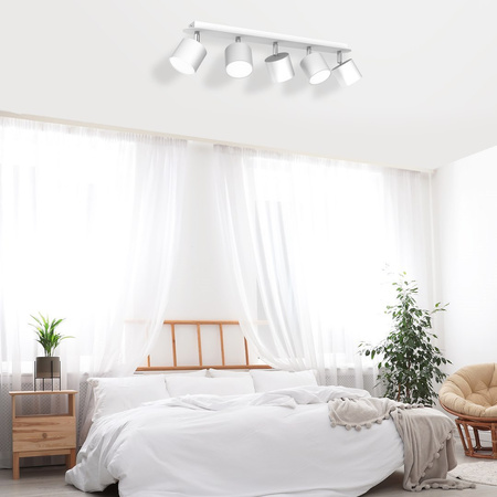 Lampa sufitowa DIXIE WHITE 5xGX53 biała