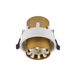 Regulowana lampa podtynkowa MONO SLIDE  GU10 biały/złoty Nowodvorski 10798