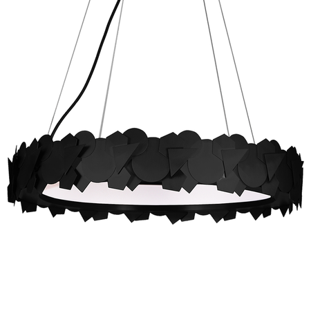 Lampa wisząca SOHO BLACK 24W LED czarny metal