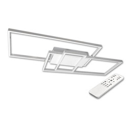 Plafon lampa LED Galaxis Vela 90W 83x36x8 cm biały prostokątny + pilot