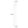 Lampa ogrodowa stojąca K-7064A/1 CZARNY z serii STANDARD