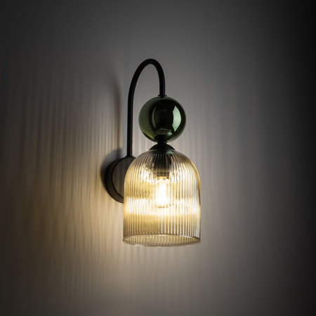 SOPHIA GREEN COGNAC KINKIET 1XE14
