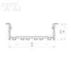 LED P27-1 Profil 3000 mm biały lakierowany (nr kat 8627111)