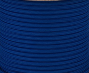 Dekoracyjny kabel w oplocie poliestrowym  2x0,75 Granatowy