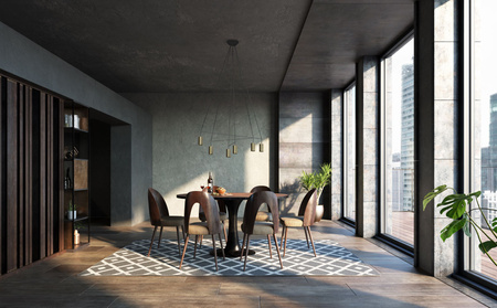 Nowodvorski Lampa wisząca czarna mosiądz IMBRIA 