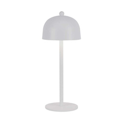 Lampka Biurkowa Nocna V-TAC 3W LED 30cm Ładowanie USB Ściemnianie Biała