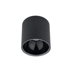 Nowodvorski Lampa punktowa natynkowa czarna tuba HALO