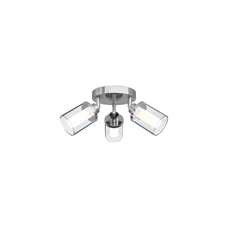 Nowodvorski Lampa sufitowa szkło chrom VISTA