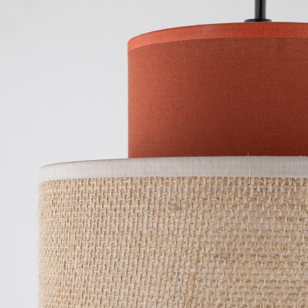 Lampa wisząca Duo JUTA Brown E27