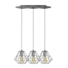 Lampa wisząca DIAMOND Gray 3xE27