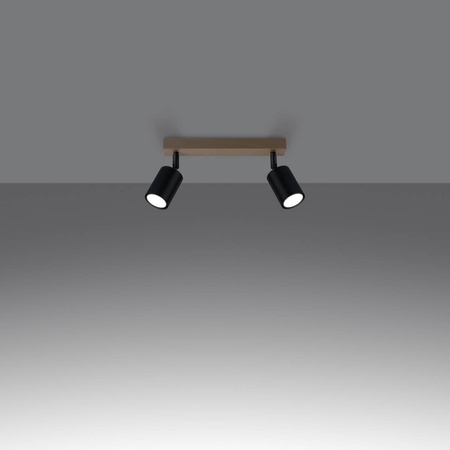 Lampa sufitowa VERDO 2 czarny