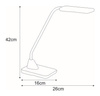 Lampka biurkowa K-BL1205 CZERWONY z serii TYMEK